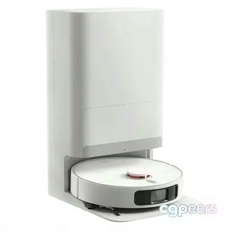 White Robot Vacuum Cleaner 3D Model – 14578 – VRAY Render