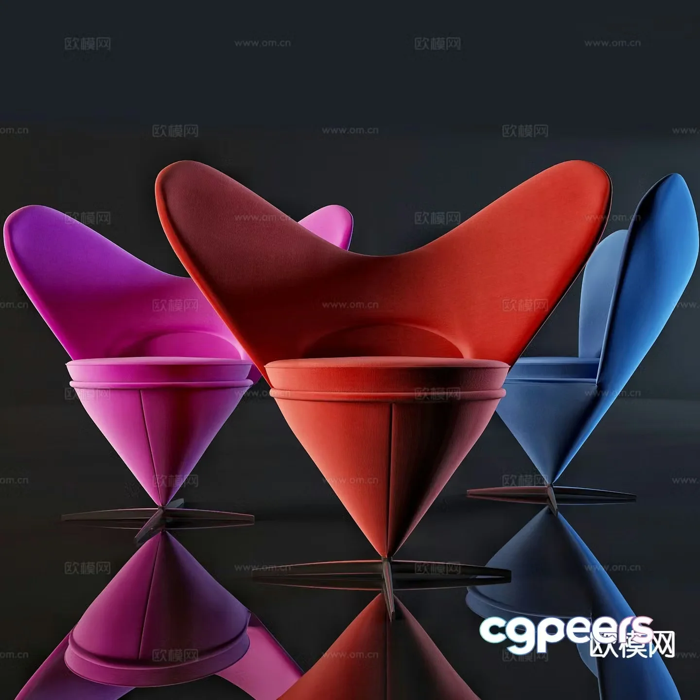 chair leisure chair 3d model
