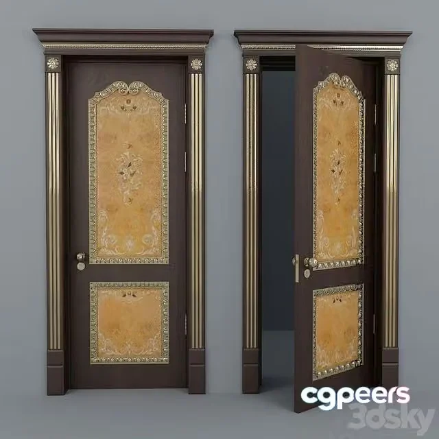 3ds Max Free – classic door