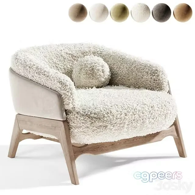 3ds Max Free – CARPE Armchair Noalive