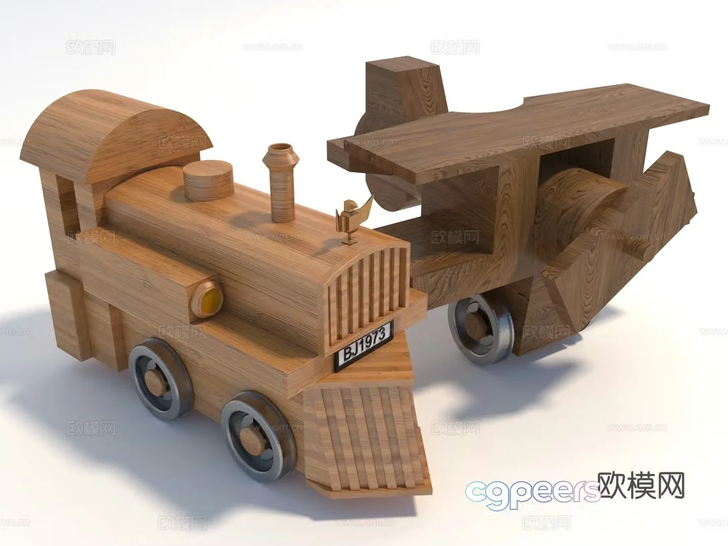 Modern style toy ornaments 3d model