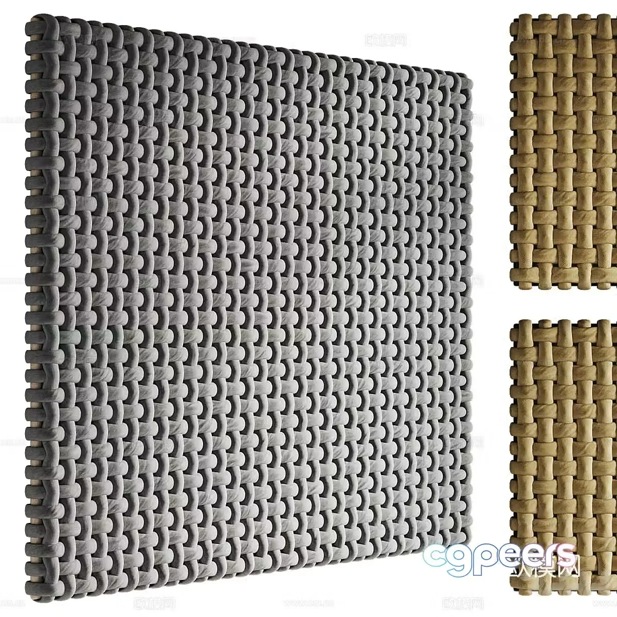 Modern Italian blanket board 3d model