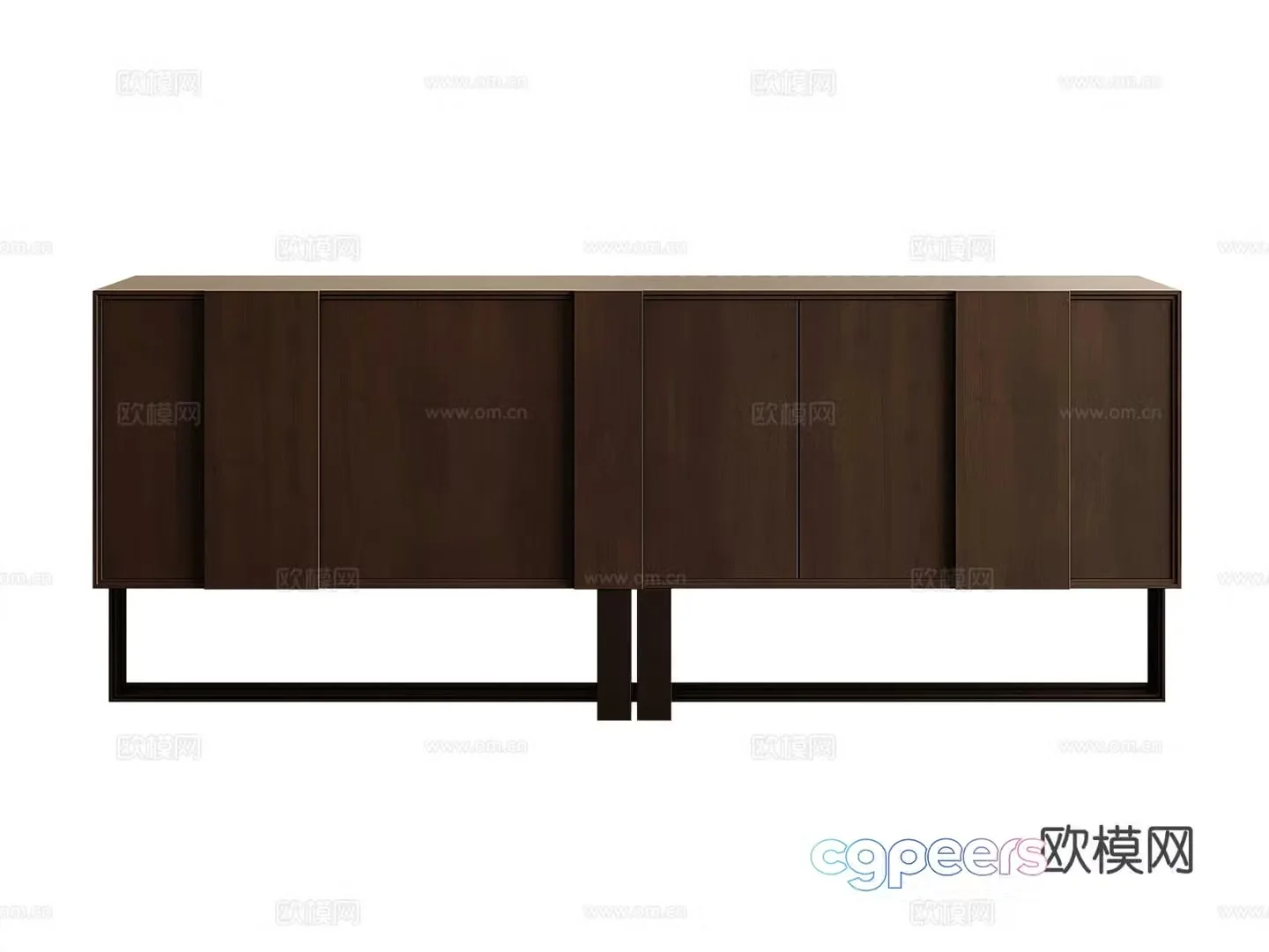 Modern entryway cabinet 3d model