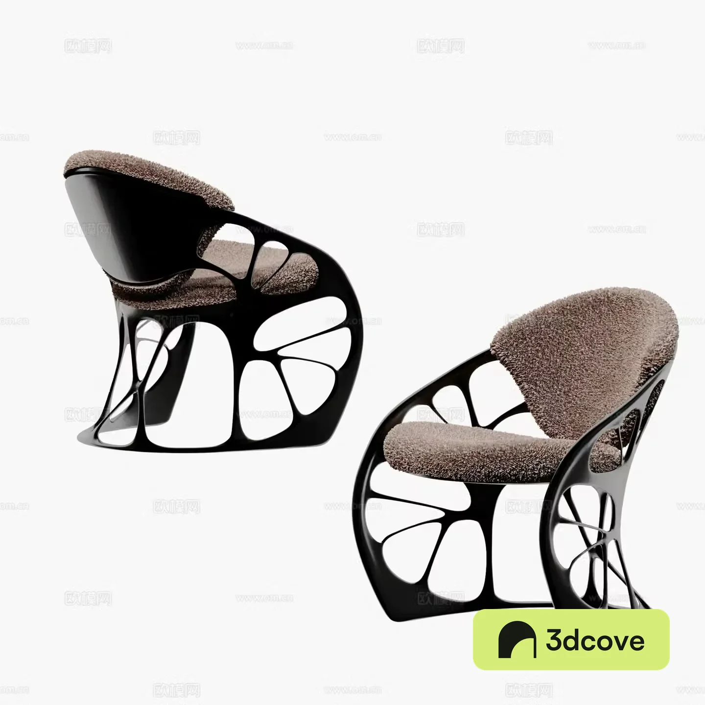 Modern light luxury leisure chair single chair dining chair