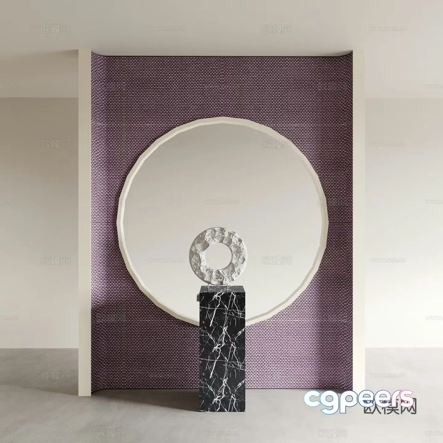Entrance Entrance decoration Entrance ornament Aisle entrance 3D model