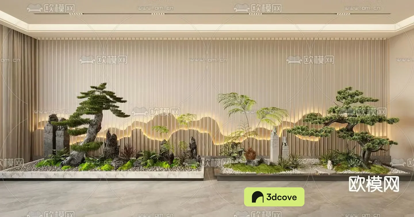 New Chinese style indoor landscape