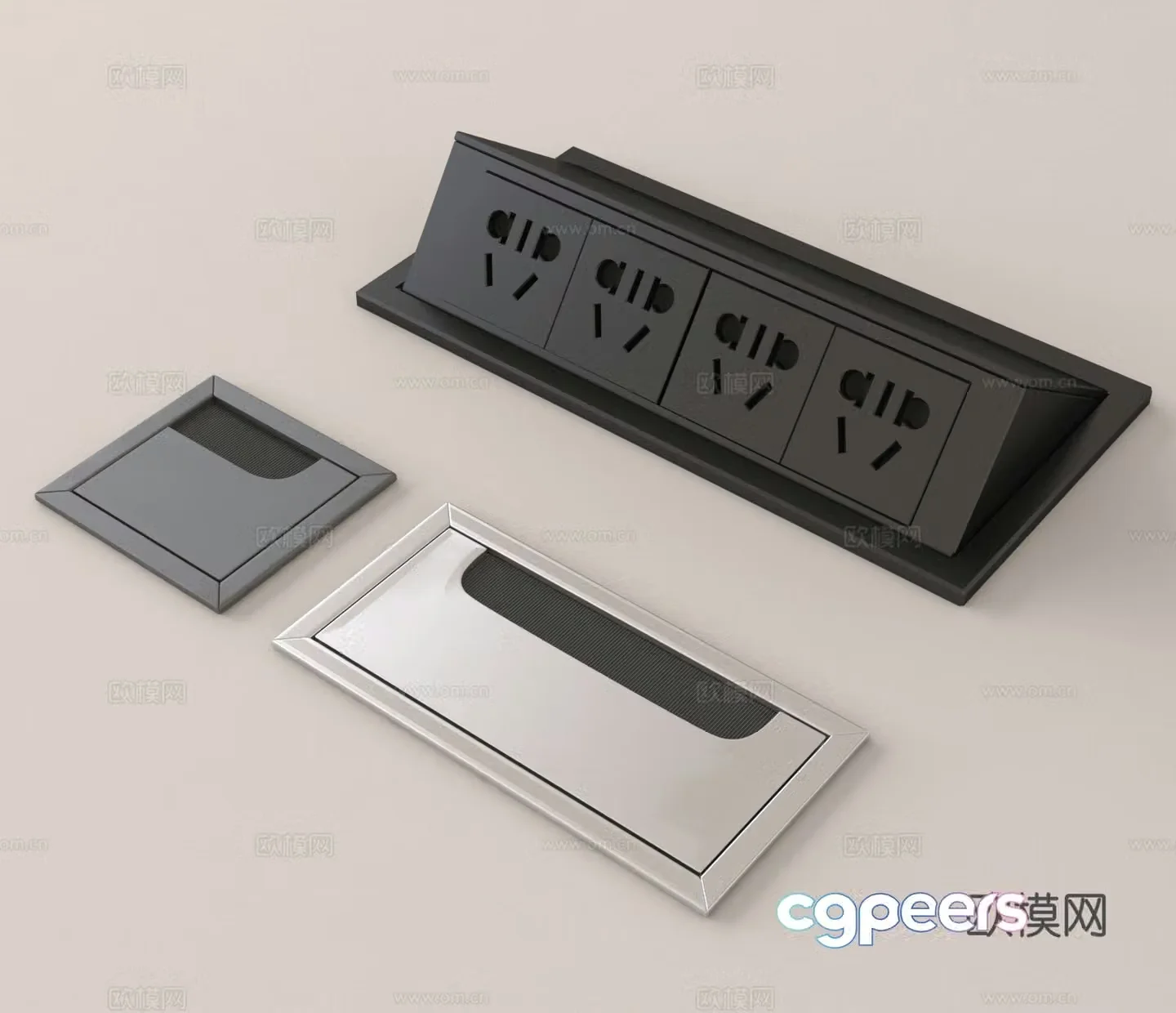 Socket Ground Insert Office Ground 3D Model
