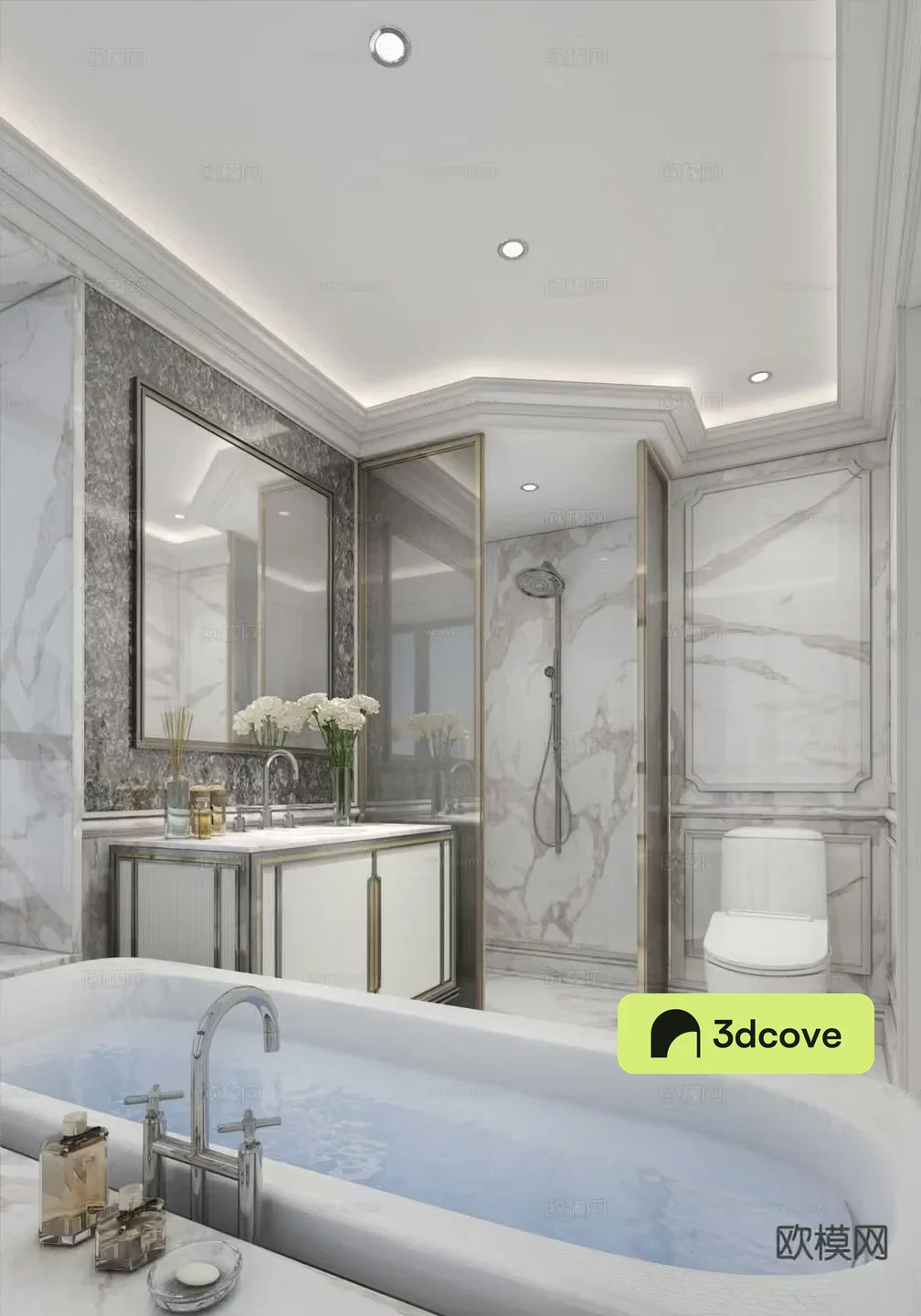 European style bathroom