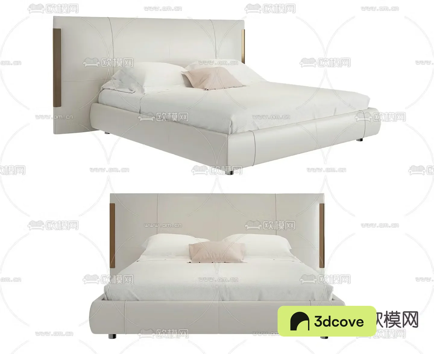 Modern double bed