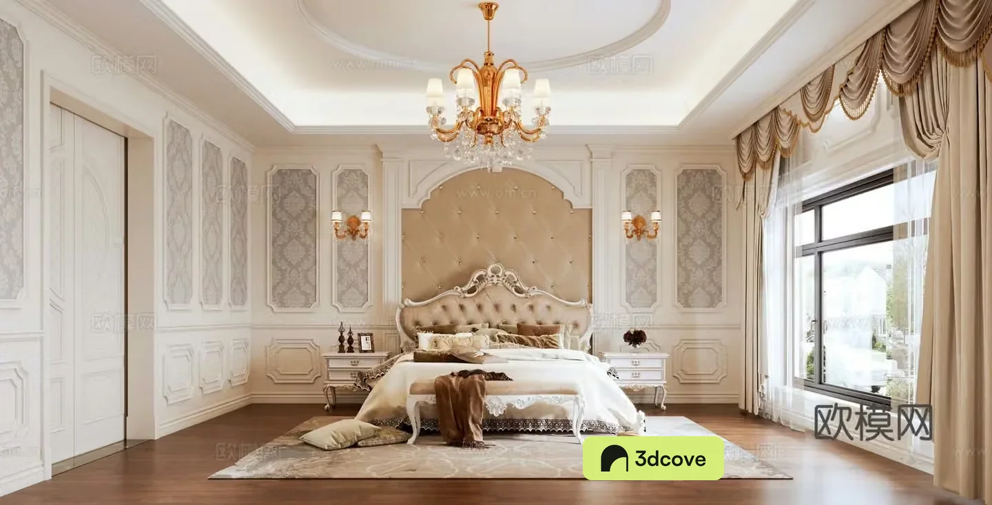 European style bedroom