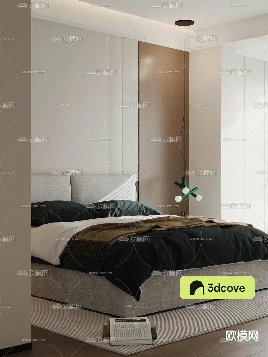 Modern double bed