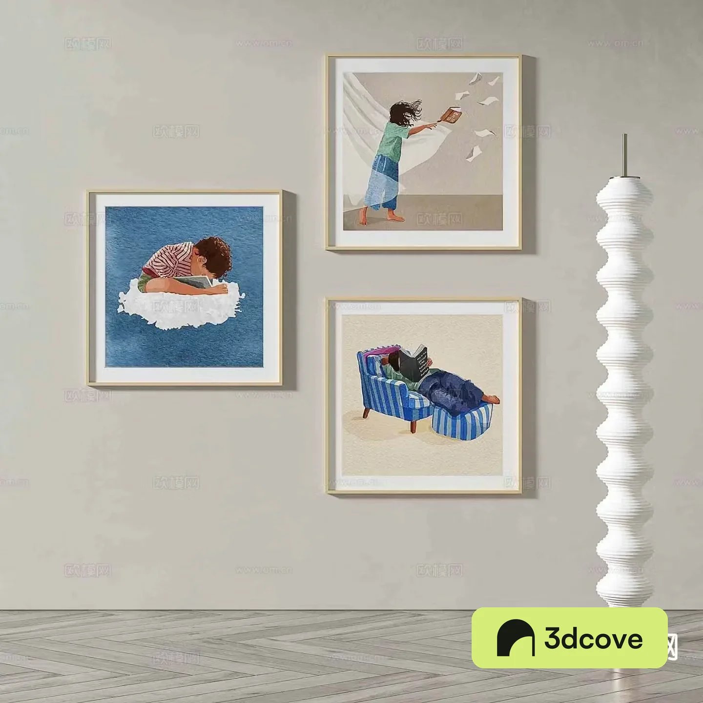 Art painting cartoon painting decorative painting