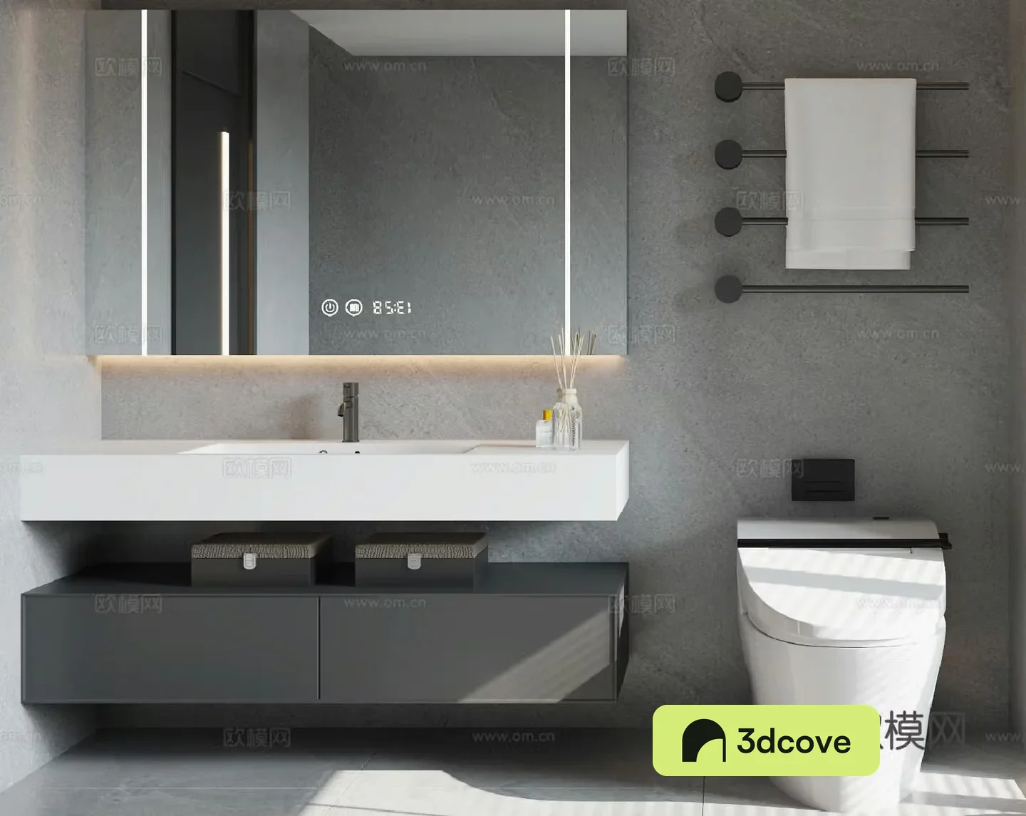 Modern bathroom cabinet