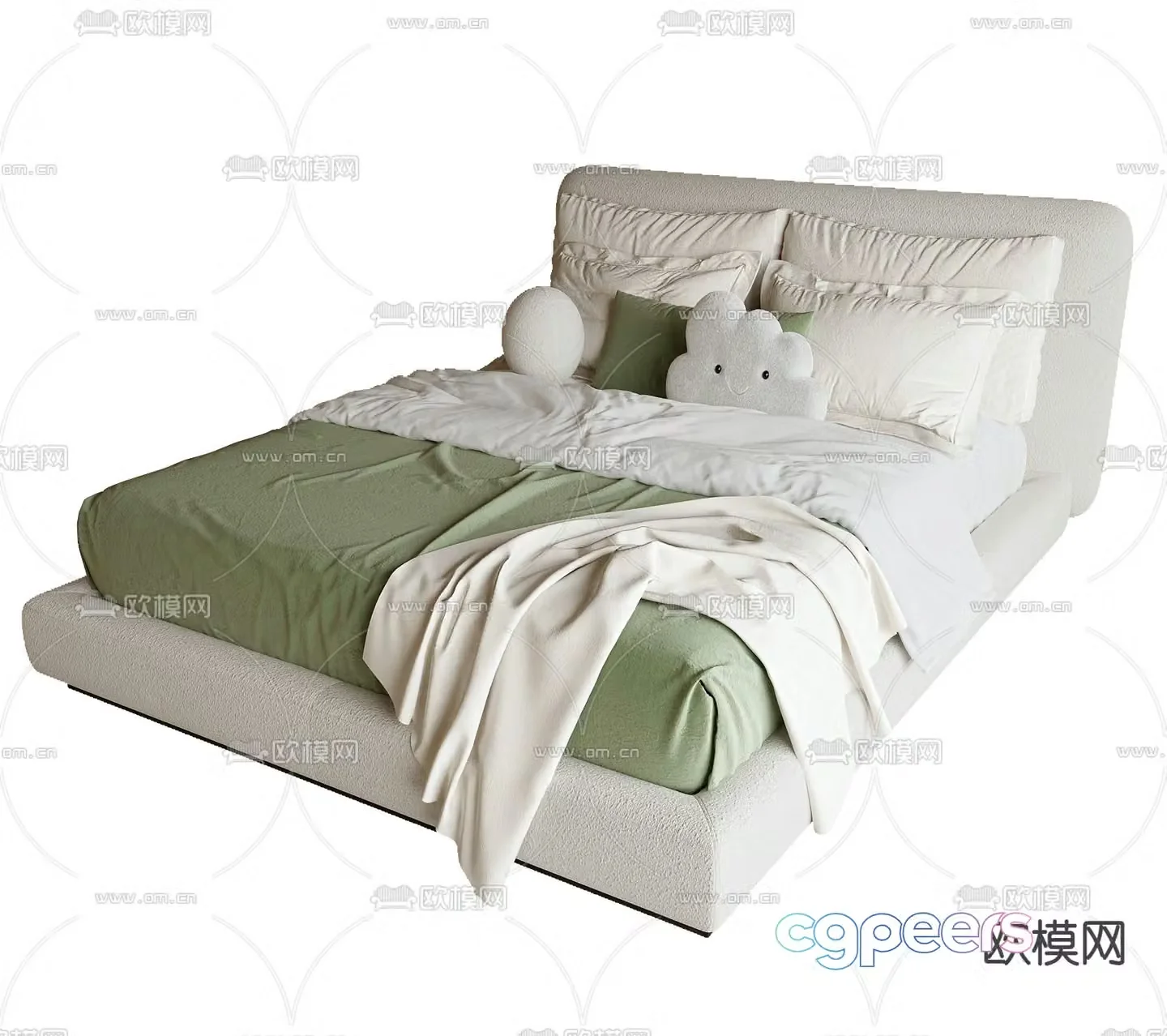 Modern children’s bed child’s bed 3d model