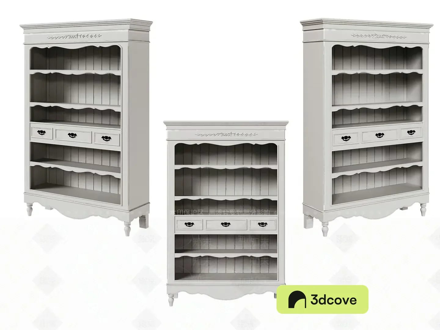 A White Bookshelf