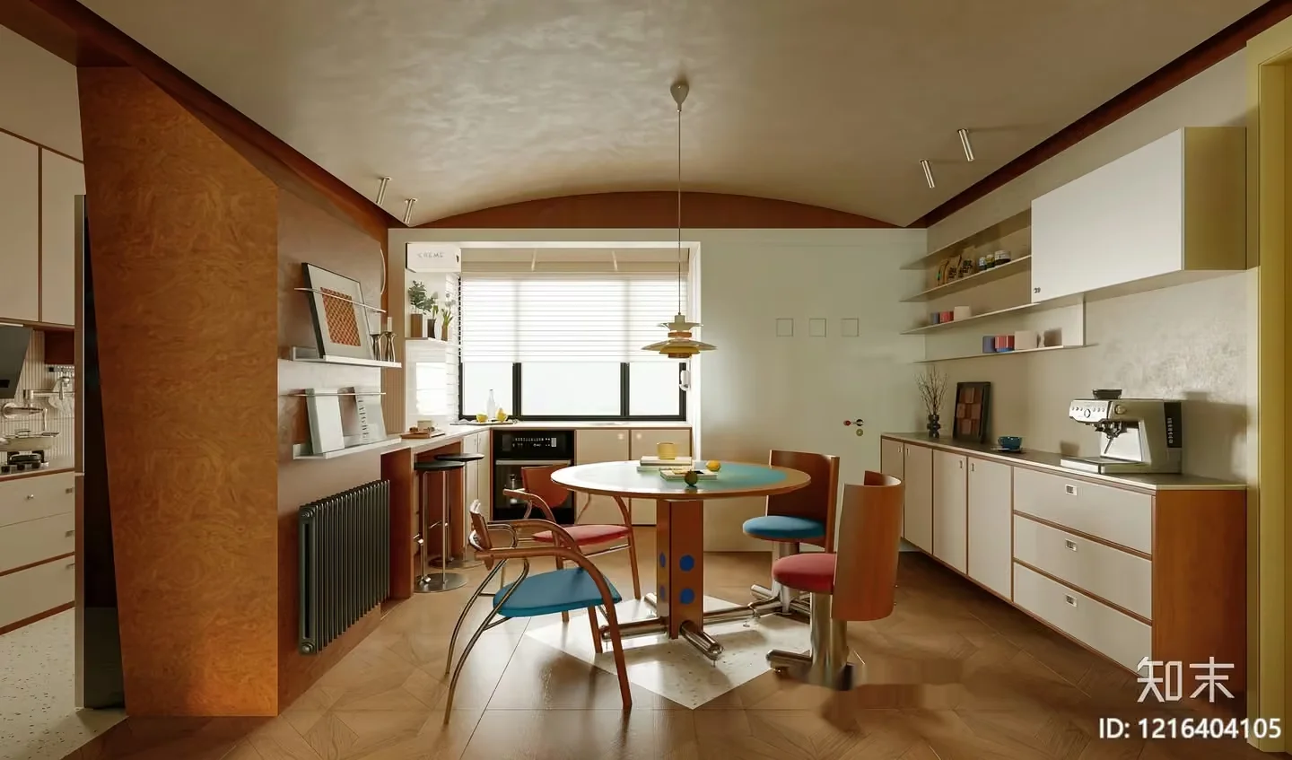 A Modern Kitchen 3D Model – 13781 – VRAY Render