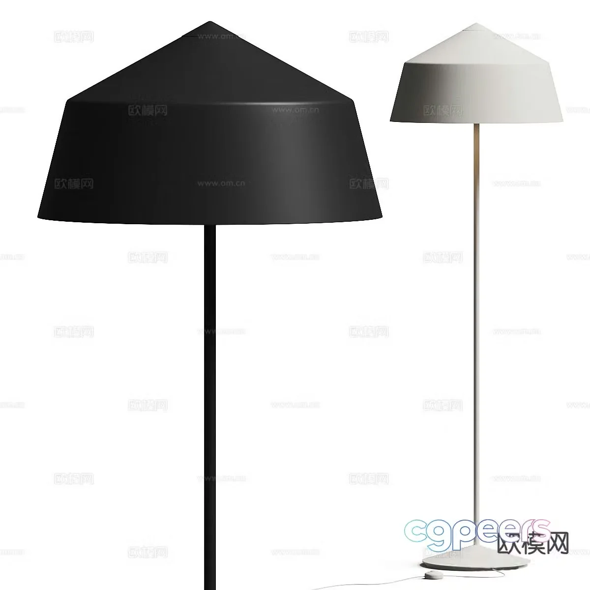 Modern floor lamp 3d model