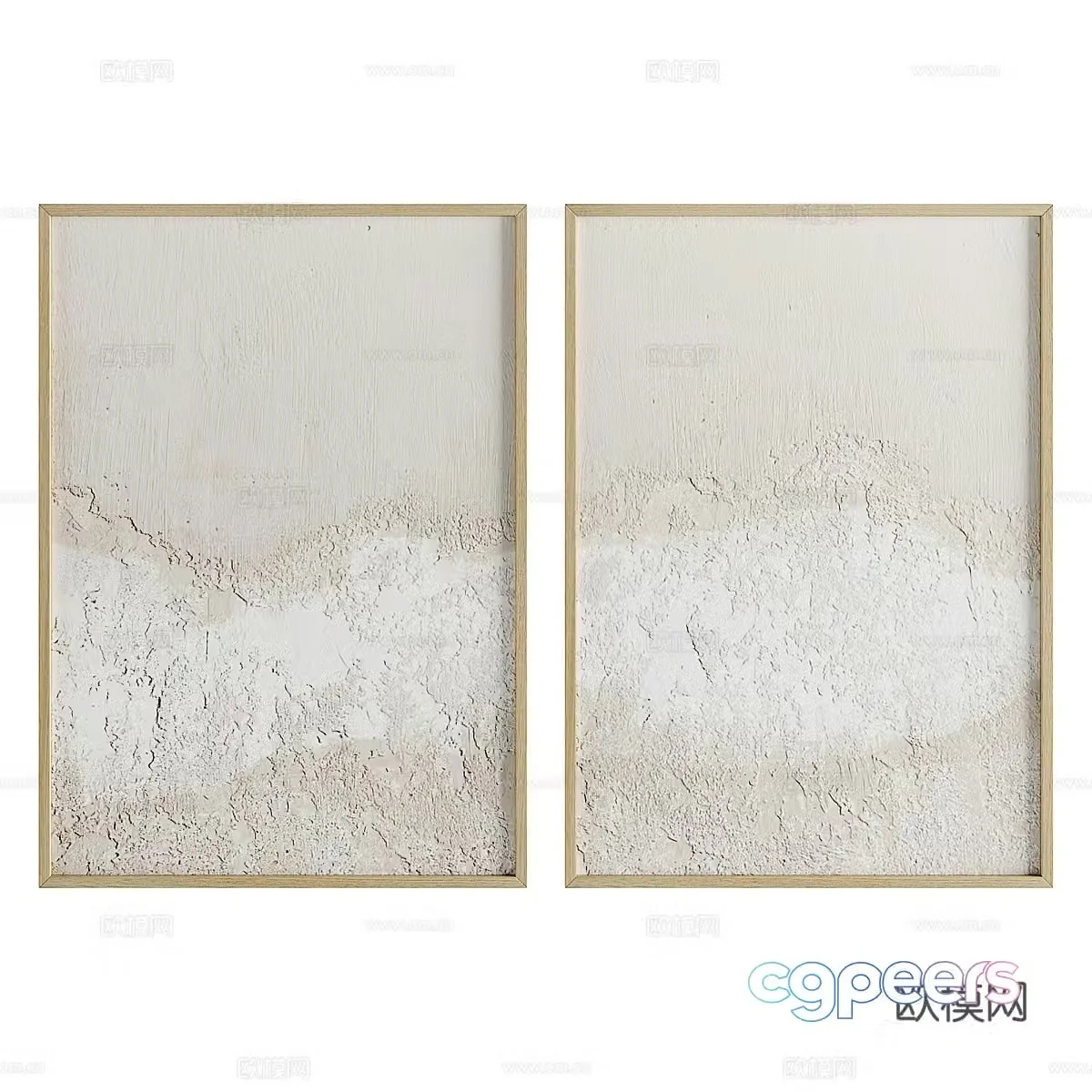 New Chinese style hanging painting 3D model