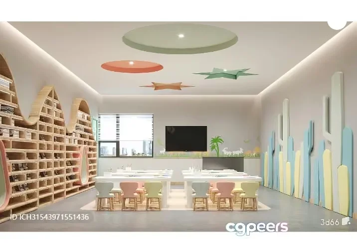 Cozy Kids’ Room 3D Model – 17974 – VRAY Render