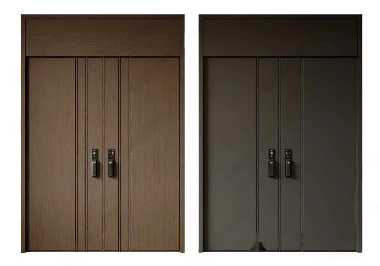 Two Doors With Keypads 3D Model – 1343 – VRAY Render