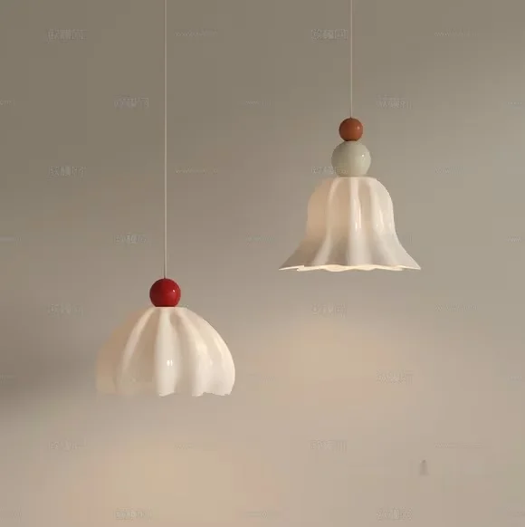A Pair Of White Pendant Lights 3D Model – 13542 – VRAY Render