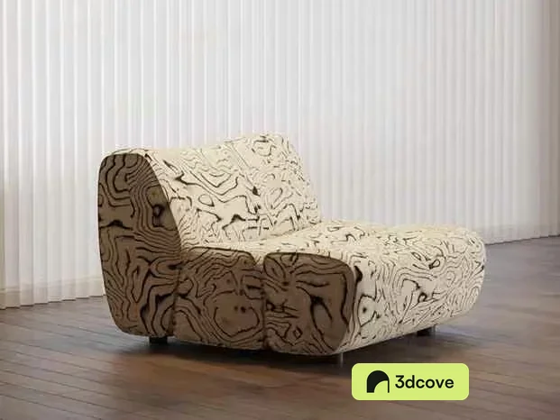 Modern Patterned Chair