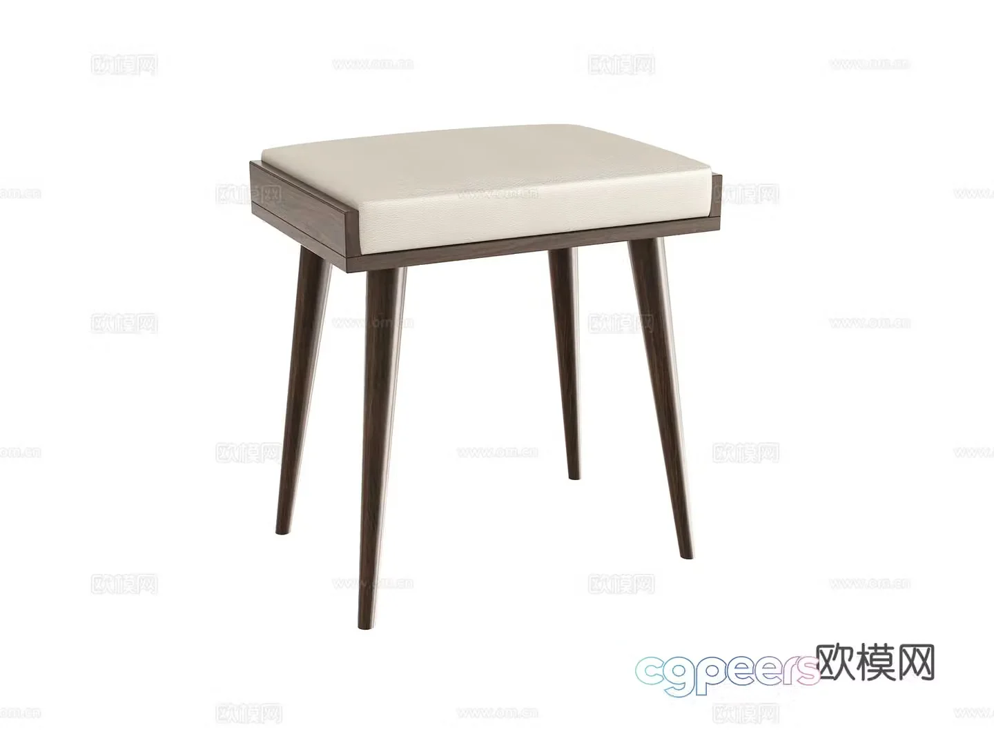 Stool makeup stool 3d model