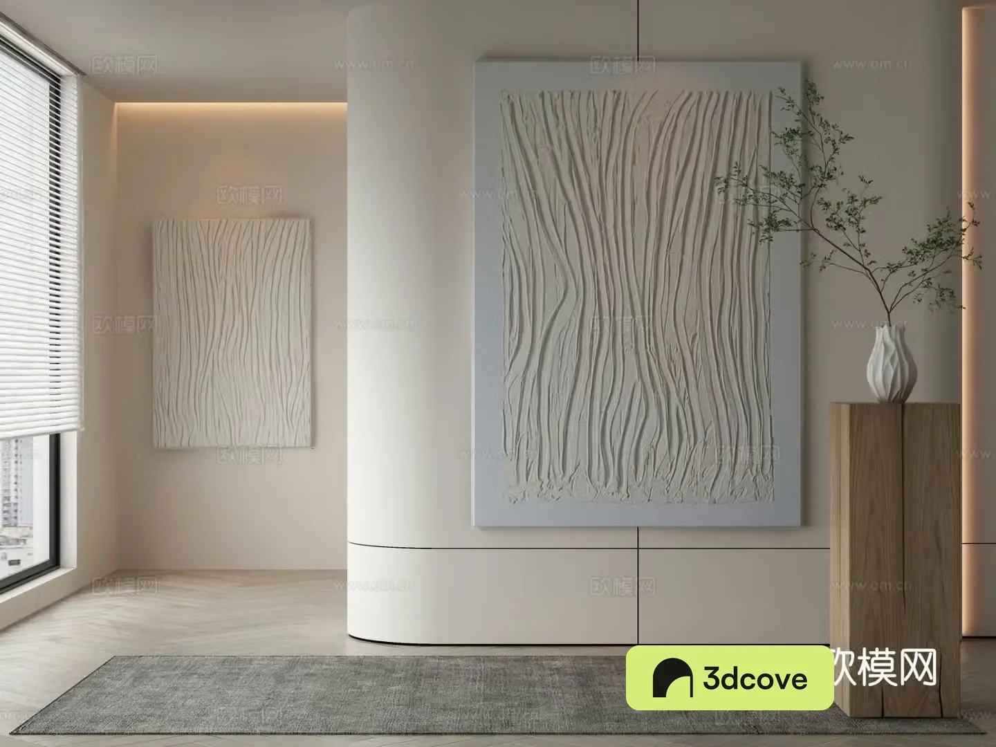 Modern texture painting decorative painting