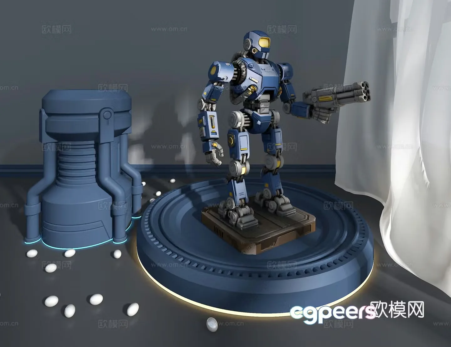 Robot ornament 3d model