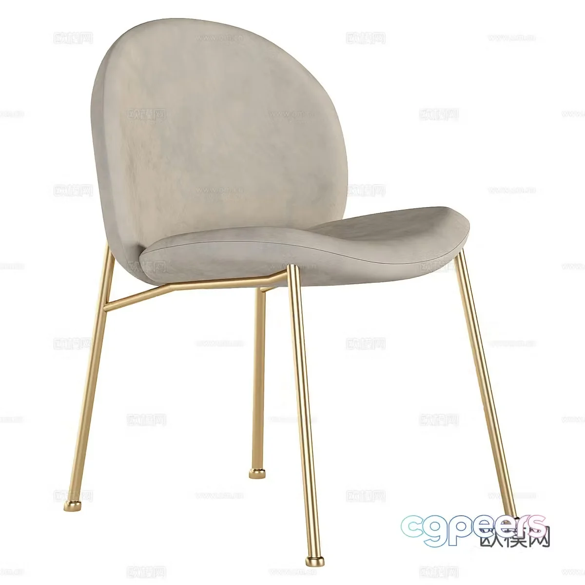 chair dining chair 3d model