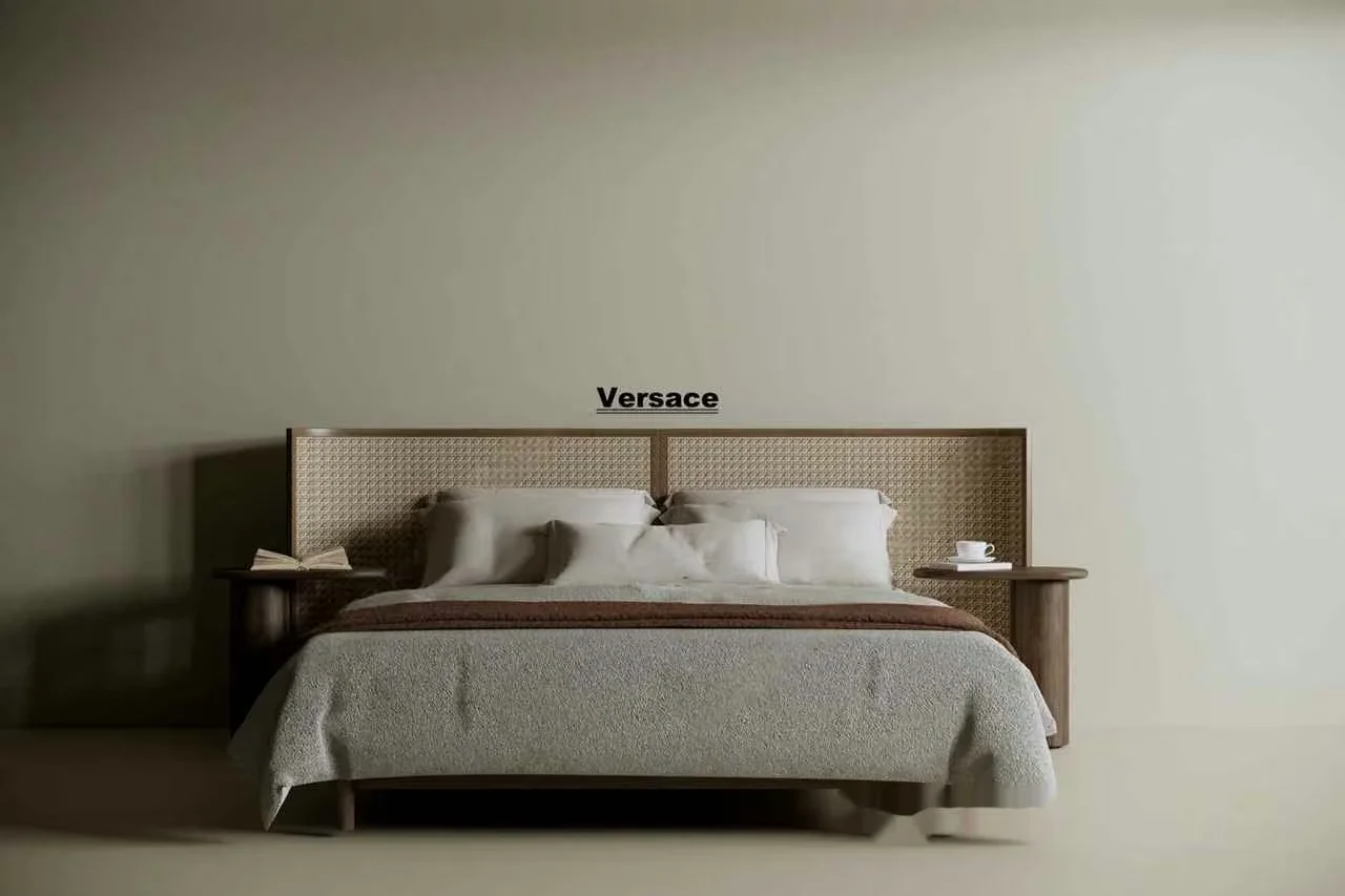 A Bed With A Headboard 3D Model – 12097 – VRAY Render