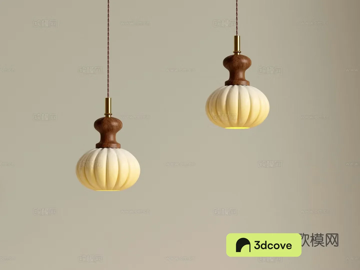 French pumpkin chandelier