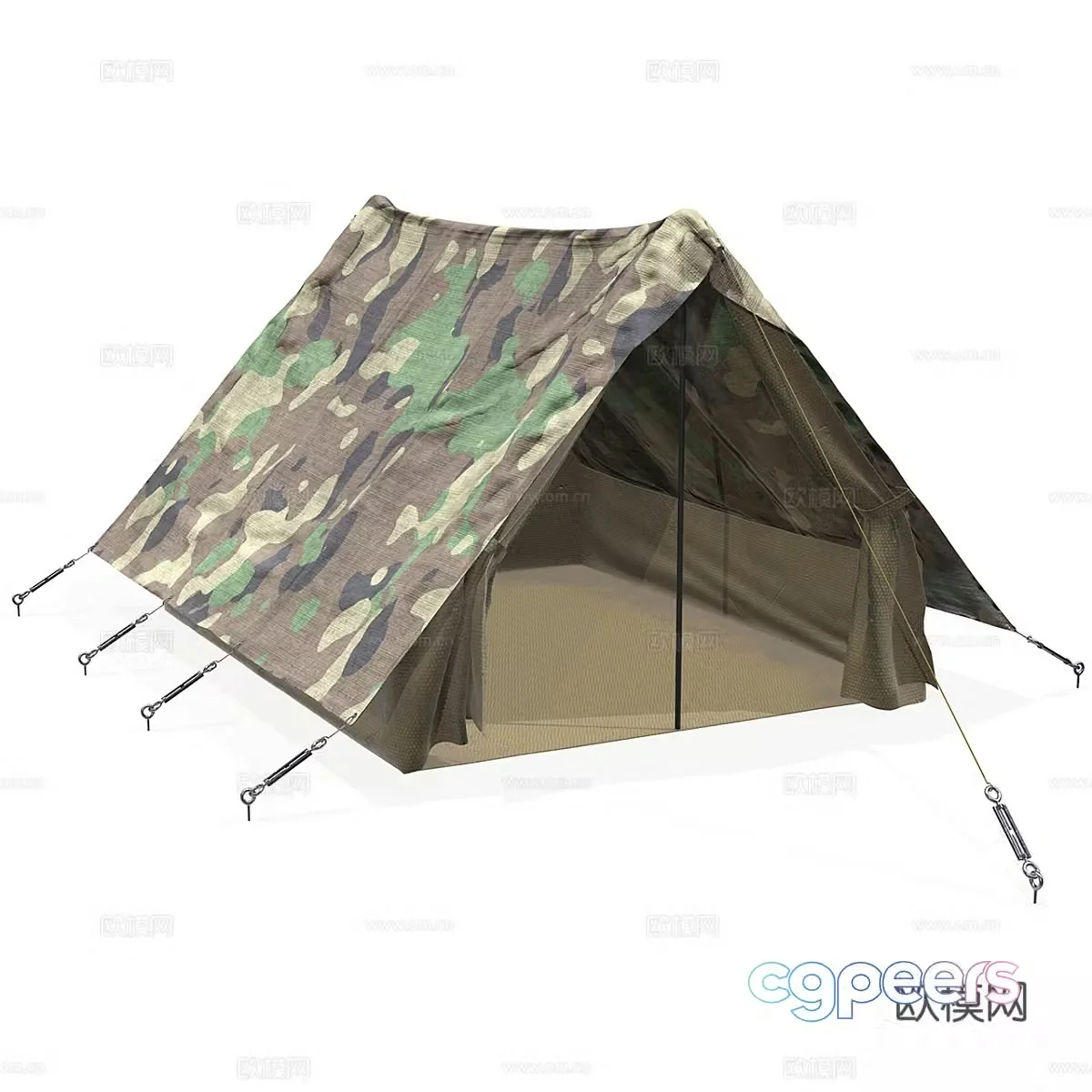 tent 3d model