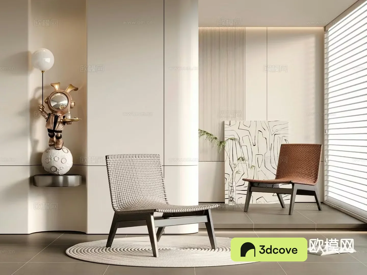 Rattan chair leisure chair