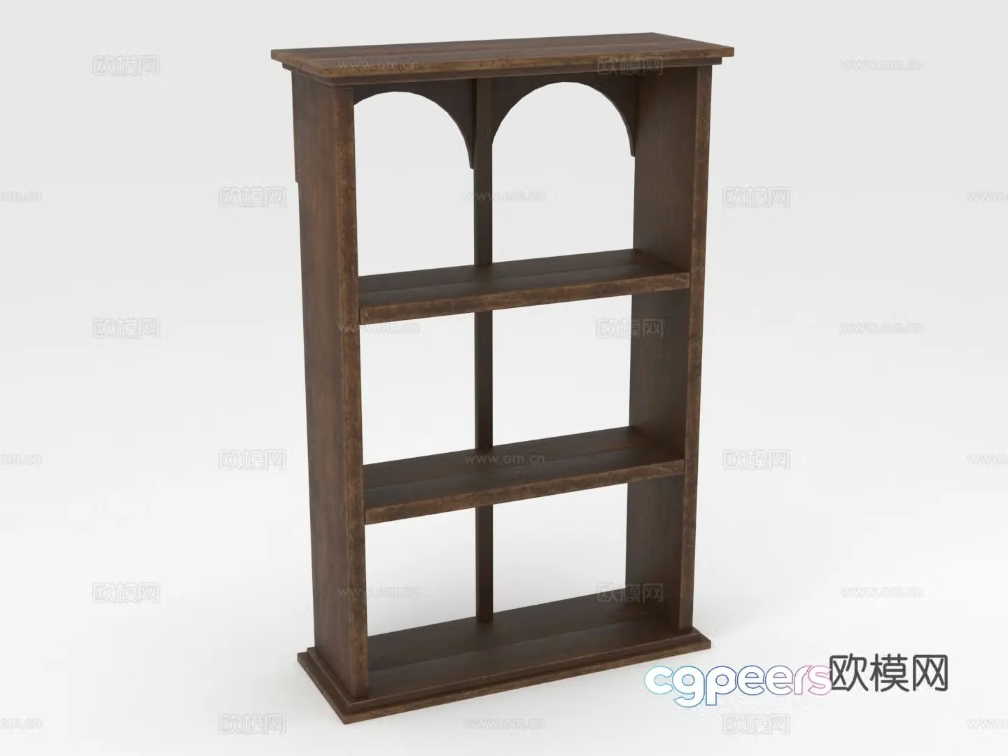 Shelf Bookshelf Bogu Shelf Display rack 3D model