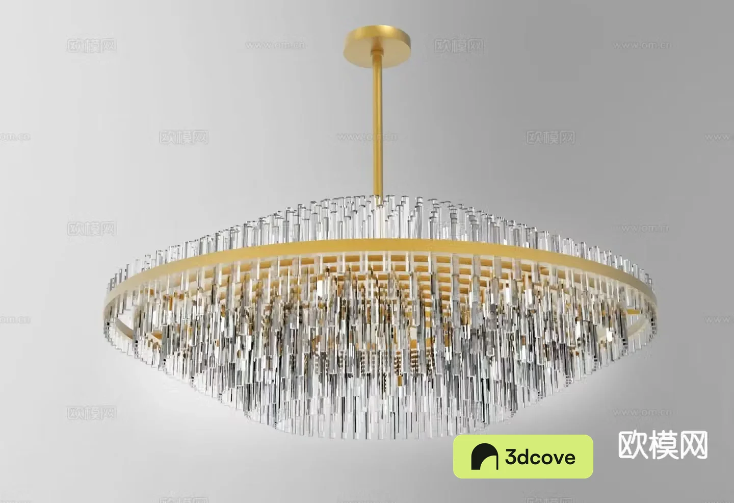 Light luxury chandelier crystal chandelier lobby chandelier