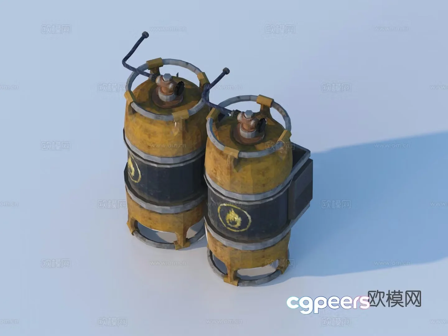 Hardware mechanical parts cabin components 3D model