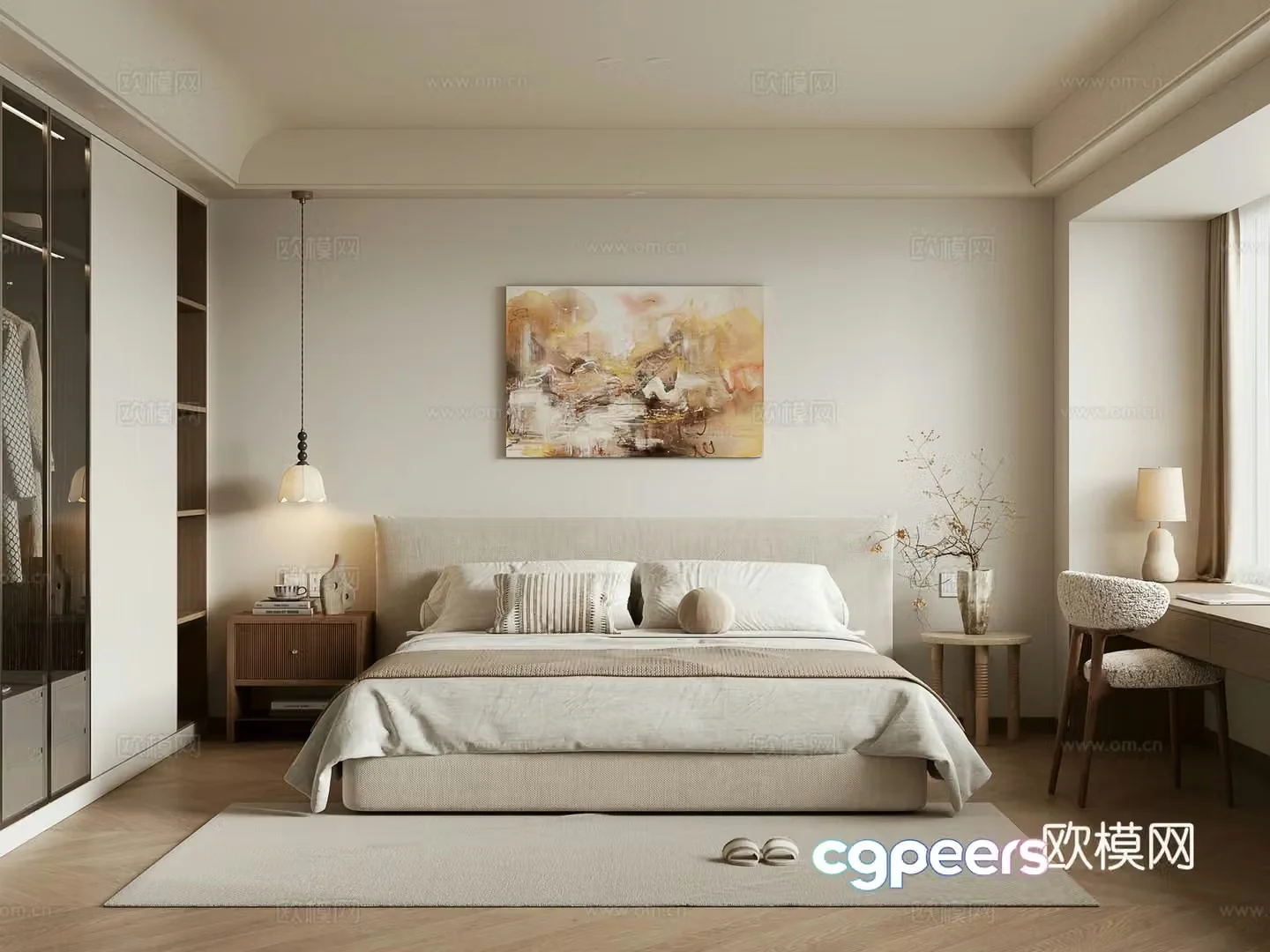Wasabi bedroom master bedroom 3D model