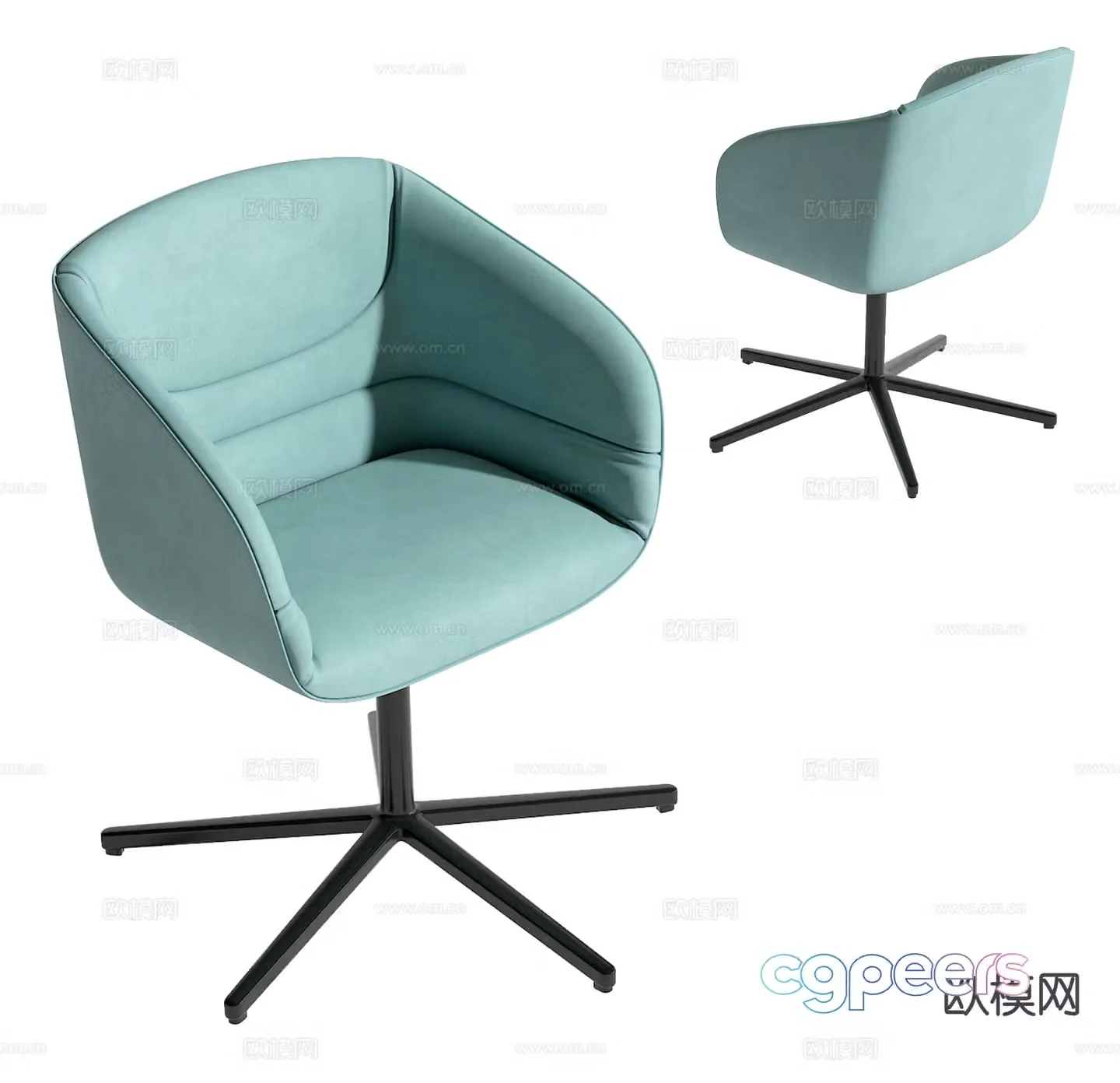 Modern office chair class chair 3d model