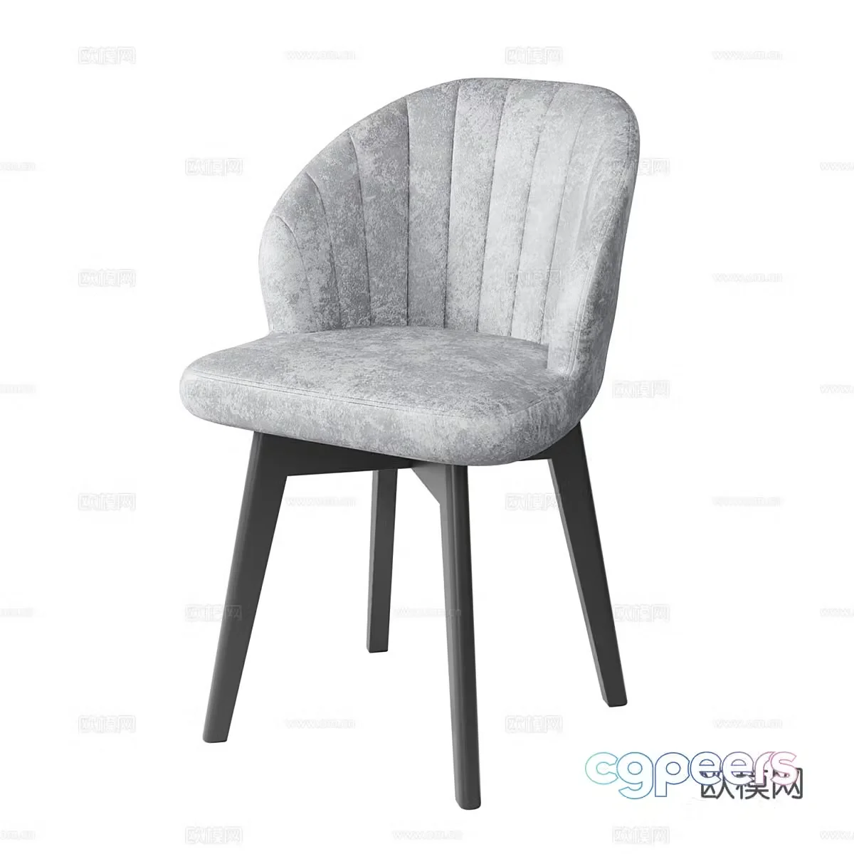 Modern simple single sofa single sofa simple sofa casual sofa living room sofa 3d model