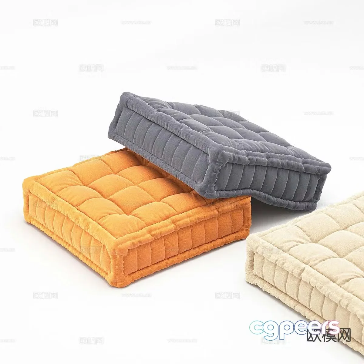 sofa cushion cushion 3d model