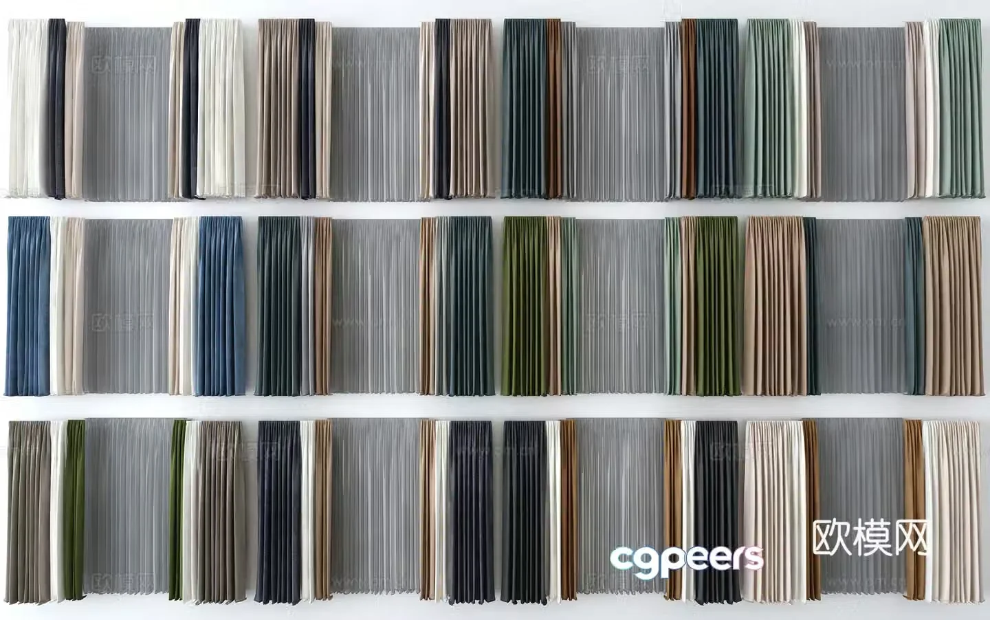 Curtain 3d model