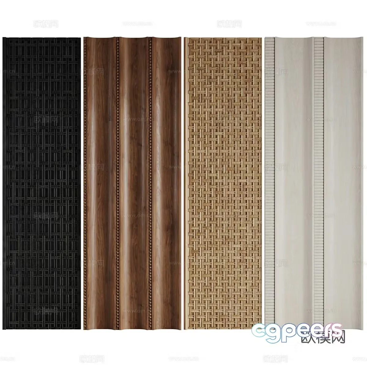 New Chinese wall panel 3D model