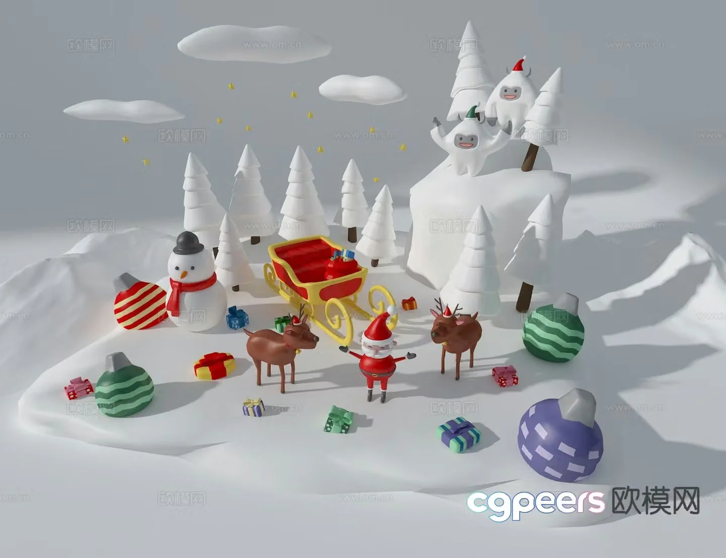 Children’s Christmas decoration 3D model