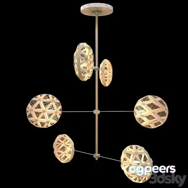 3ds Max Free – chandelier Chanpen