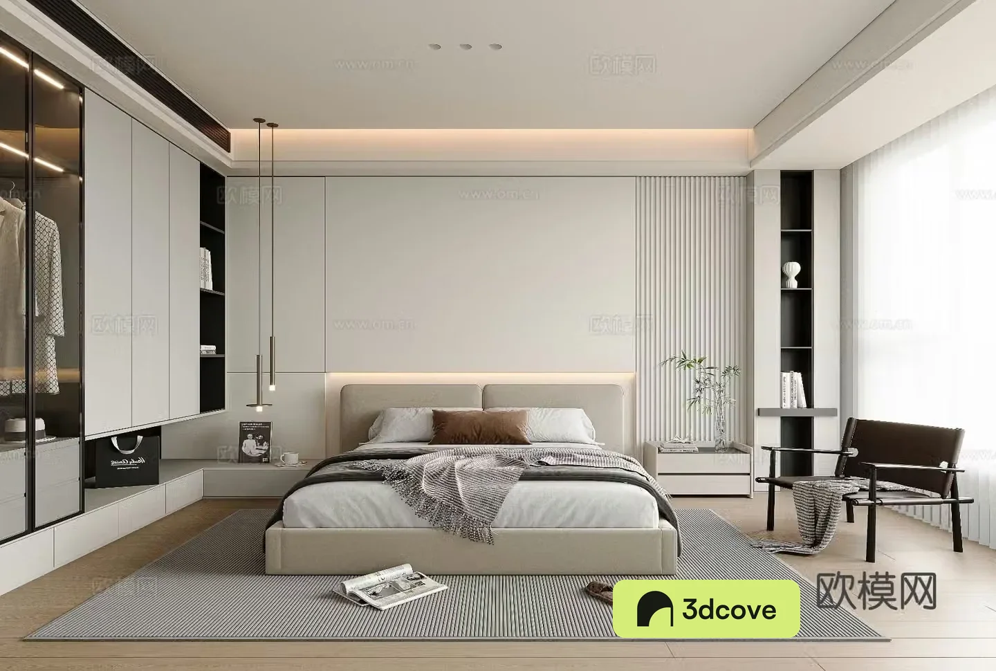 Modern bedroom