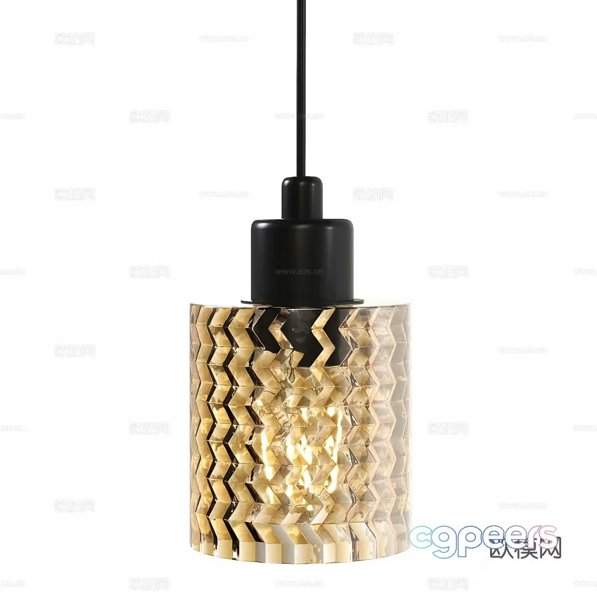 Modern Italian minimalist decorative chandelier 3d model