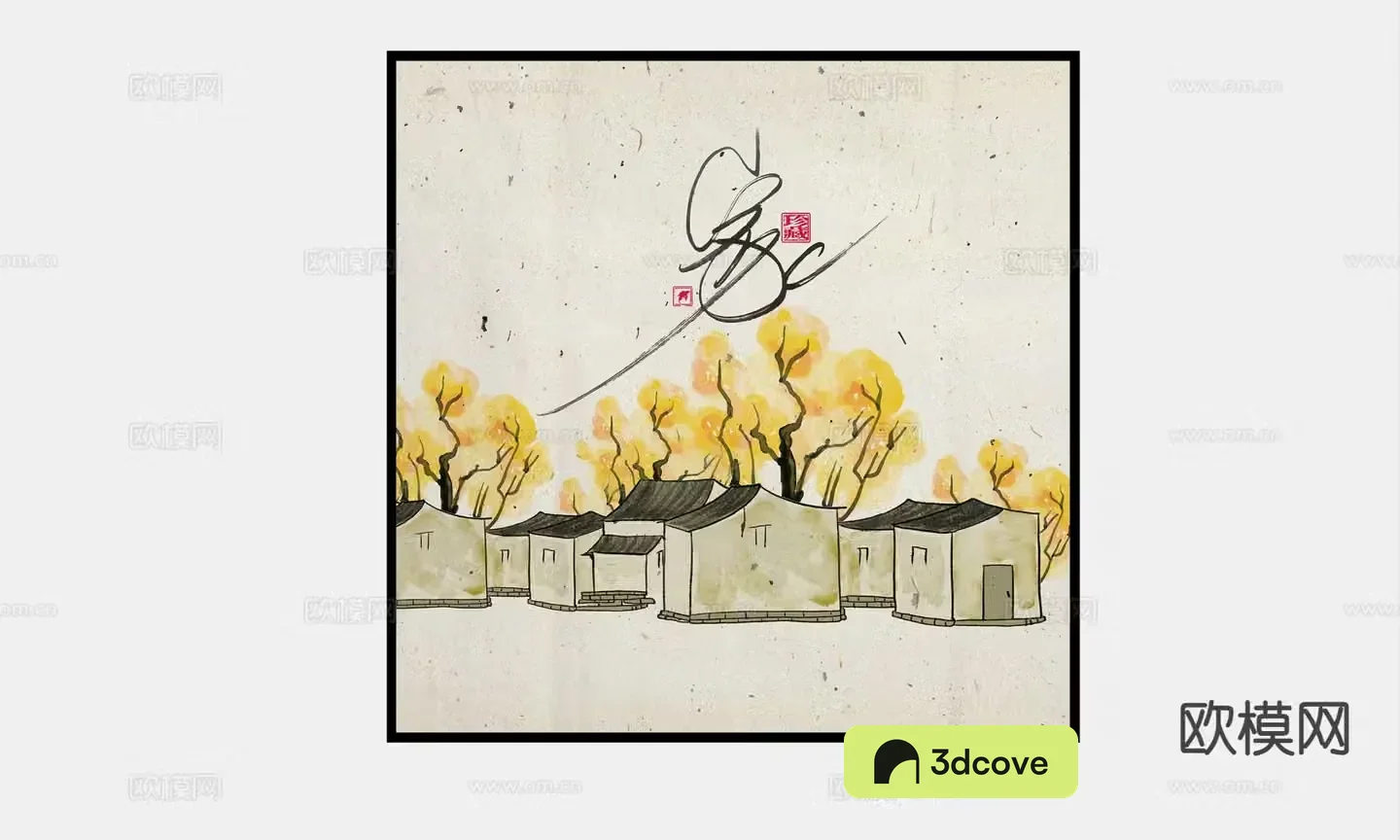 Modern decorative painting hanging painting