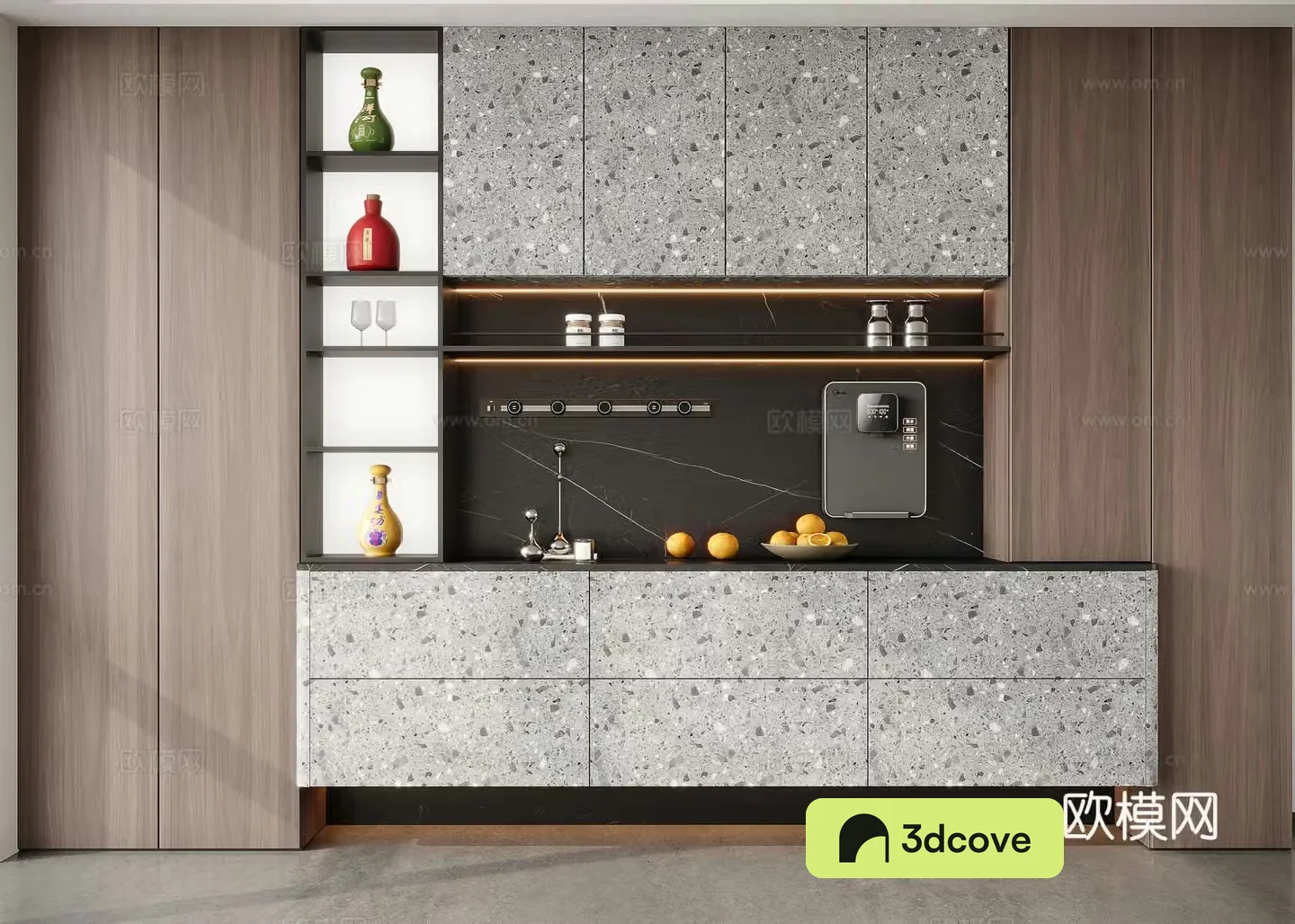 Italian wine cabinet sideboard