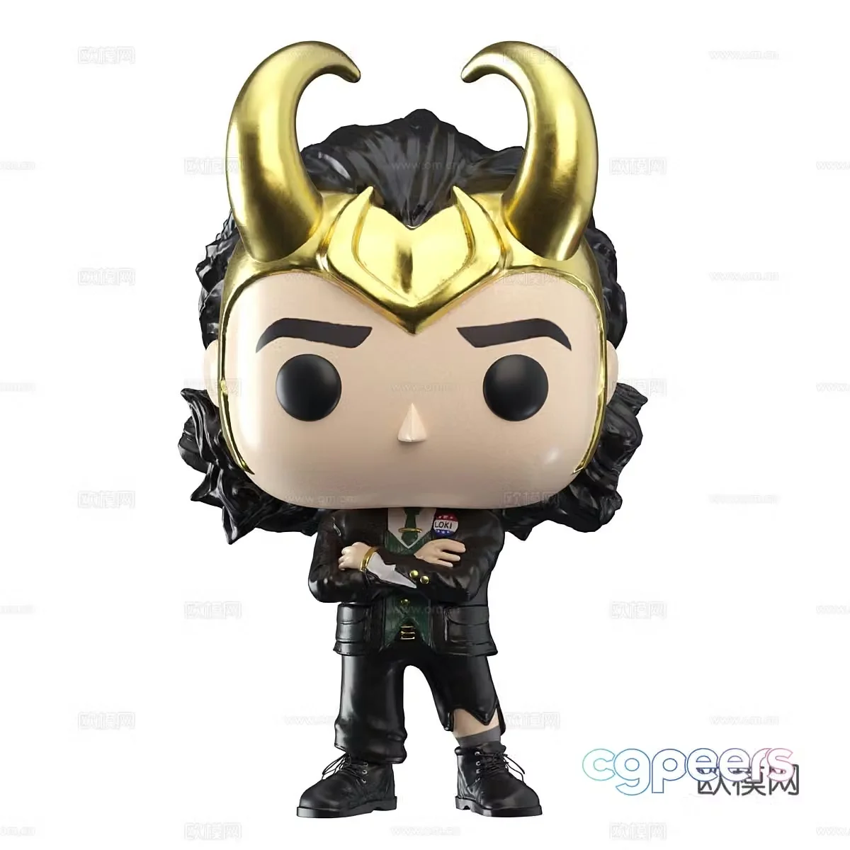 Modern light luxury rocky figure 3d model